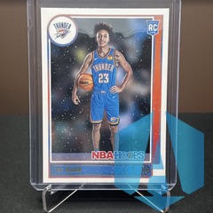 2021-22 NBA Hoops Tre Mann # 237 Rookie Winter Variation Thunder OKC